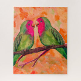 twee vogelparrots Puzzle Legpuzzel