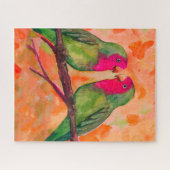 twee vogelparrots Puzzle Legpuzzel (Horizontaal)