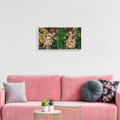 Twee vogels artistieke canvas print (Insitu (Woonkamer))