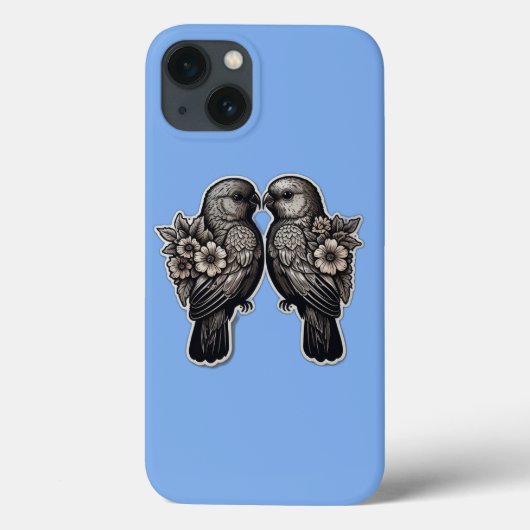 Twee vogels Case-Mate iPhone case (Achterkant)