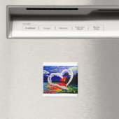 Twee vogels concept magneet (Insitu (Vaatwasser))