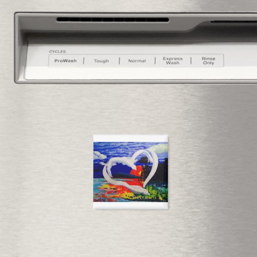 Twee vogels concept magneet (Insitu (Vaatwasser))