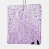 Twee vogels dromen keramisch ornament (Links)