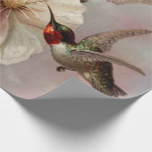 Twee vogels en Butterfly Shabby Chic Decoupage Cadeaupapier (Hoek)
