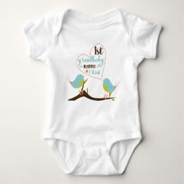 Twee vogels "First Grandbaby"-Baby Bodysuit