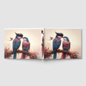 Twee vogels Flat Bedankkaart Gastenboek (Volledig)