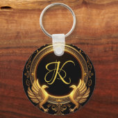 Twee vogels gepersonaliseerde Sleutelhanger (Voorkant)