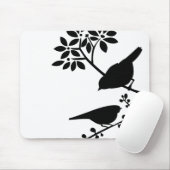 Twee vogels Mousepad Muismat (Met muis)