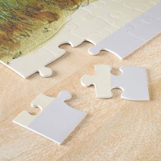 Twee vogels op de aardpuzzel legpuzzel (Zijkant)