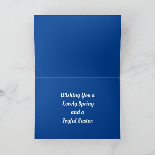  Twee Vogels Paasvakantie Kaart (Binnen)