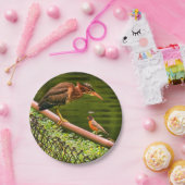 Twee vogels papieren bordje (Feest)