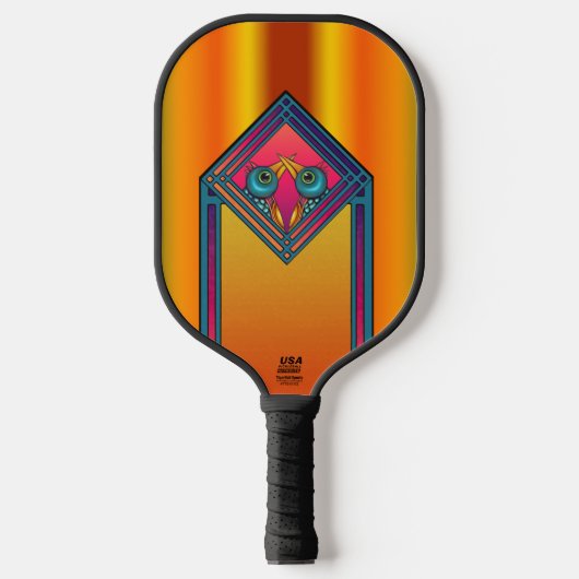 Twee vogels pickleball paddle (Voorkant)