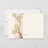 Twee vogels Save The Date kaart (Achterkant)