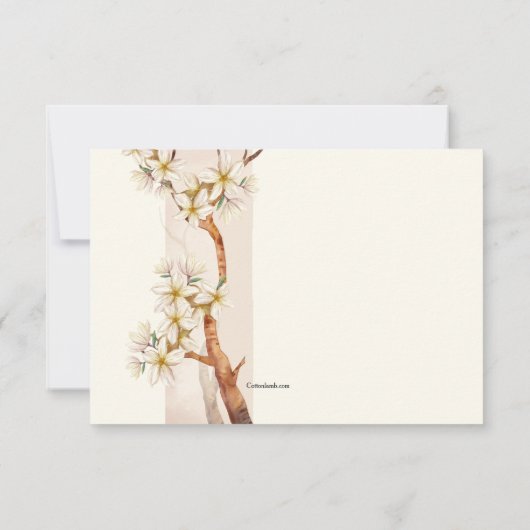 Twee vogels Save The Date kaart (Achterkant)