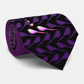 Twee vogels stropdas (Opgerold)