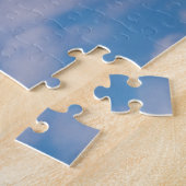 Twee Vogels Vliegen In Wolken Vrijheid Zomer Puzze Legpuzzel (Zijkant)