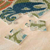 Twee vogels William Morris Legpuzzel (Zijkant)