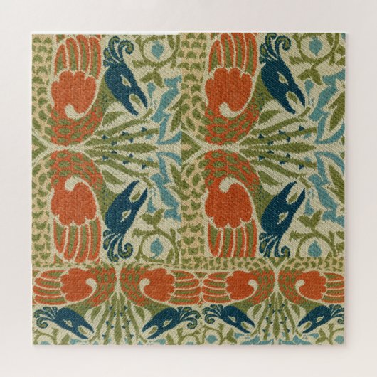 Twee vogels William Morris Legpuzzel (Horizontaal)