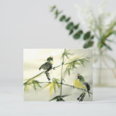 Twee vogelsoorten Briefkaart (Staand voorkant)