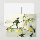 Twee vogelsoorten Briefkaart (Voorkant / Achterkant)