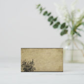 Twee vogelsoorten en hun nestprim Biz-kaarten Visitekaartje (Staand voorkant)