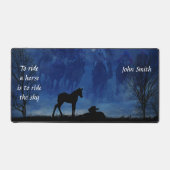 Twee volbloed Racehorse Foals Desk Mat (Voorkant)