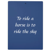 Twee Volbloed Racehorse Veulens Klembord (Achterkant)