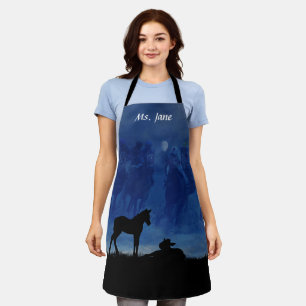 Twee volbloed Racehorse Veulens Schort