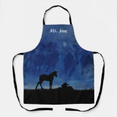 Twee volbloed Racehorse Veulens Schort (Voorkant)