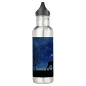 Twee volbloed renpaard veulens waterfles waterfles  (Links)