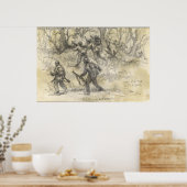 Twee voor de linkerflank poster (Keuken)