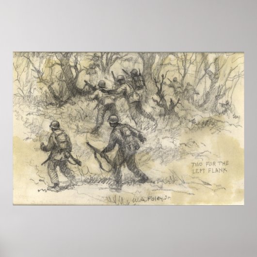 Twee voor de linkerflank poster (Voorkant)