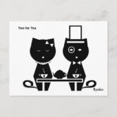 Twee voor het Briefkaart van Tea (Voorkant)