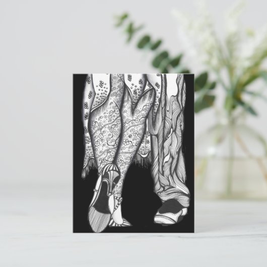 Twee voor Tango Briefkaart (Staand voorkant)