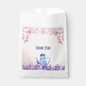 Twee voor twee tweeling Baby shower Bedankzakje (Voorkant)