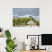 twee voor vreugde - magie op een muur poster (Thuiskantoor)