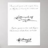 Twee Voorbeelden van de Handtekening Poster (Voorkant)