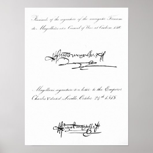 Twee Voorbeelden van de Handtekening Poster (Voorkant)