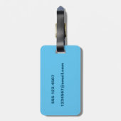 TWEE VOORZITTERS IN HET JAMAICA-BAGAGELABEL BAGAGELABEL (Achterkant verticaal)