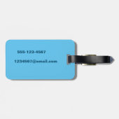 TWEE VOORZITTERS IN HET JAMAICA-BAGAGELABEL BAGAGELABEL (Achterkant horizontaal)