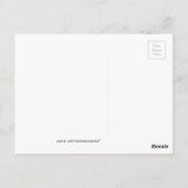 TWEE VOORZITTERS ONDER EEN UMBRELLA BRIEFKAART (Achterkant)