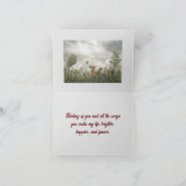 TWEE VOSSEN DENKEN AAN JE KAART (Binnen)