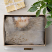 Twee vossen ontkoppelen weefsel papier (Geschenk)