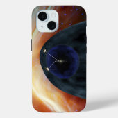 Twee Voyager ruimtesondes die turbulente ruimte ve Case-Mate iPhone Case (Achterkant)