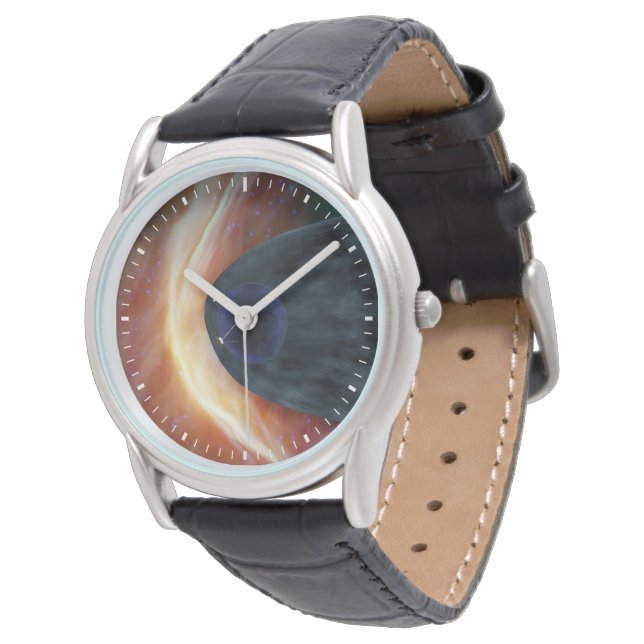 Twee Voyager ruimtesondes die turbulente ruimte ve Horloge (Gekanteld)