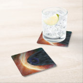 Twee Voyager ruimtesondes die turbulente ruimte ve Kartonnen Onderzetters (Insitu)