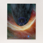 Twee Voyager ruimtesondes die turbulente ruimte ve Legpuzzel (Verticaal)