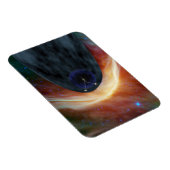 Twee Voyager ruimtesondes die turbulente ruimte ve Magneet (Rechterzijde)