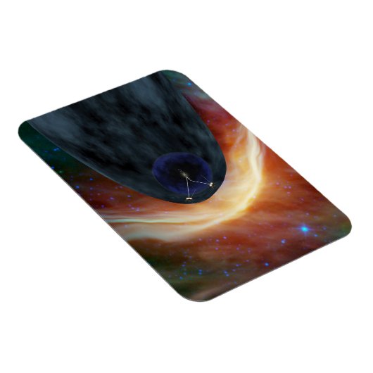 Twee Voyager ruimtesondes die turbulente ruimte ve Magneet (Rechterzijde)