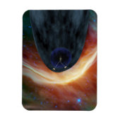 Twee Voyager ruimtesondes die turbulente ruimte ve Magneet (Verticaal)